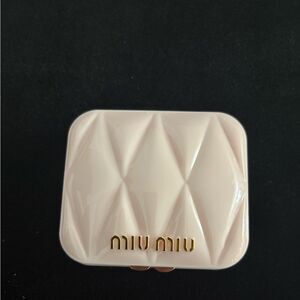 Brand new Miu Miu pink mirror travel size with box and dustbag